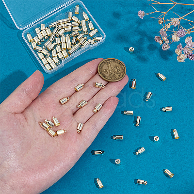 Brass Cord End FIND-PH0028-49B-G-1