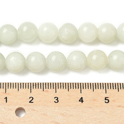 Natural Xiuyan Jade Beads Strands G-Z085-A01-8mm-1