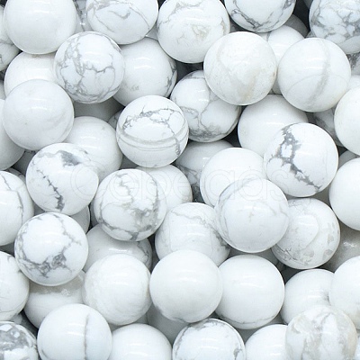 Natural Howlite Crystal Ball PW-WG45243-06-1