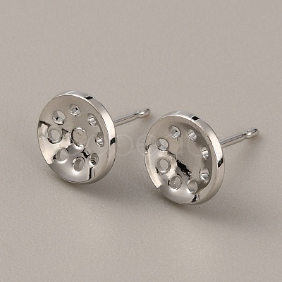 Brass Earring Finding KK-WH0035-78P-1