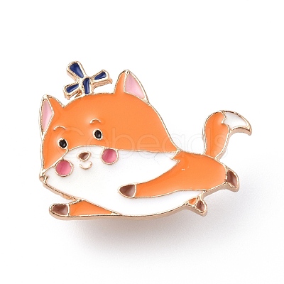 Animal with Wind-stick Enamel Pin ENAM-K021-07B-1