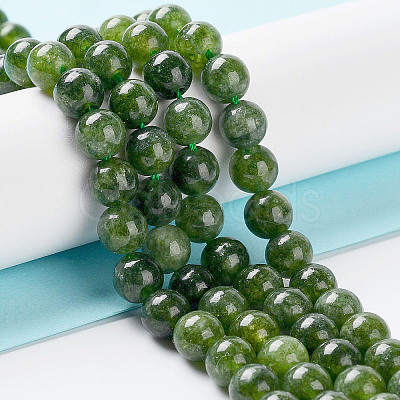 Dyed Natural Malaysia Jade Beads Strands G-G021-02C-13-1