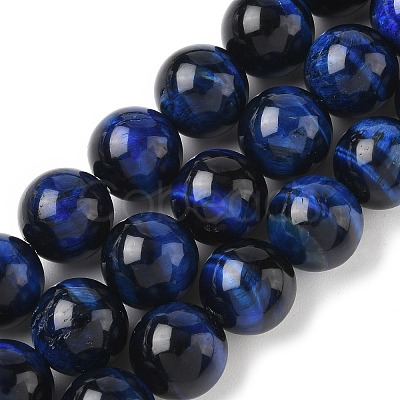 Natural Tiger Eye Bead Strands LS-G-P230-08-B-14mm-1