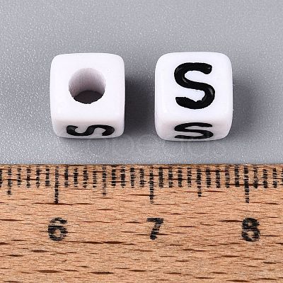 Opaque Acrylic Beads SACR-N020-04A-S-1