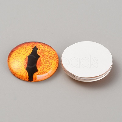 Luminous Self Adhesive Glass Eyes Cabochons DIY-WH0304-941C-28-1