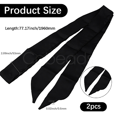 Skinny Polyester Hair Bands OHAR-WH20013-001E-1