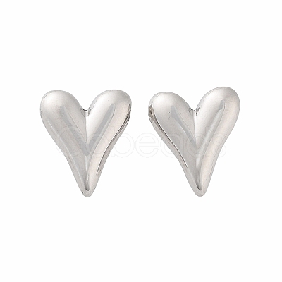 Non-Tarnish 304 Stainless Steel Stud Earrings EJEW-H115-31P-1