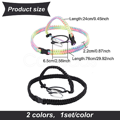 GOMAKERER 2 Sets 2 Colors Nylon Vacuum Cup Handle Sling FIND-GO0001-10-1