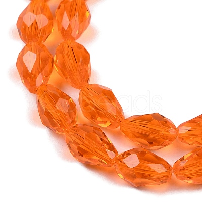 Transparent Glass Beads Strands EGLA-N013-T6mm-D09-1