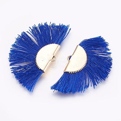 Nylon Tassel Pendants KK-F755-28G-07-NF-1