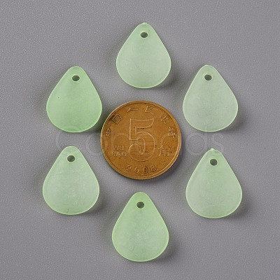 Transparent Frosted Acrylic Pendants MACR-S371-09A-728-1