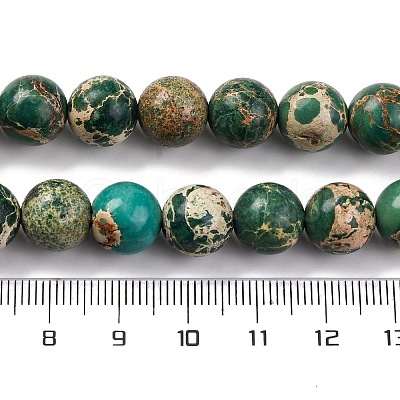 Dyed Natural Regalite/Imperial Jasper/Sea Sediment Jasper Beads Strands G-B124-C03-04-1