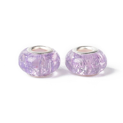 Rondelle Resin European Beads RPDL-A001-01-03-1