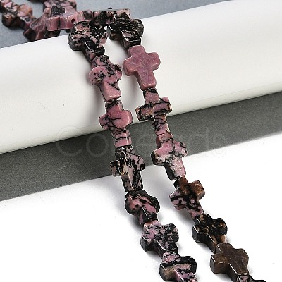 Natural Rhodonite Beads Strands G-I369-A07-02-1