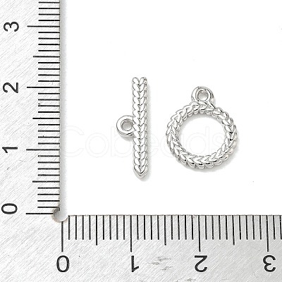 Brass Toggle Clasps KK-CBA42CA-01A-P-1