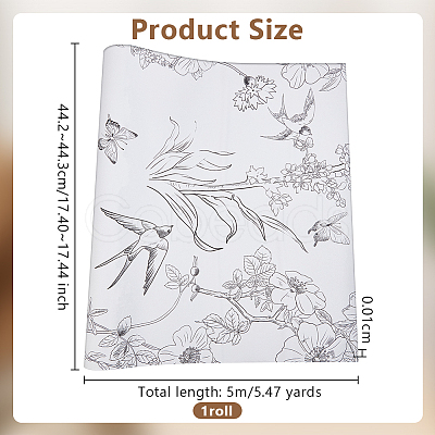 PVC Waterproof Wall Stickers STIC-WH0004-50B-1