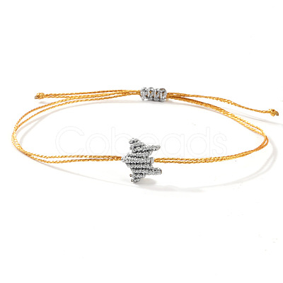 Braided Wax Cord Bracelets for Women ET6081-5-1
