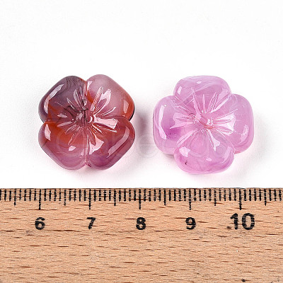 Transparent Acrylic Beads TACR-T028-40D-1