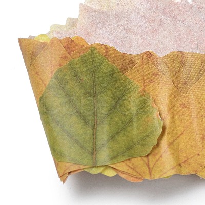 Paper Fallen Leaves Sticker Rolls DIY-C080-01G-1