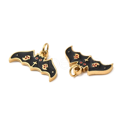 Halloween Ion Plating(IP) 304 Stainless Steel Pendants STAS-D066-03G-1