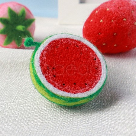 Watermelon Needle Felting Kit DIY-I091-01-1