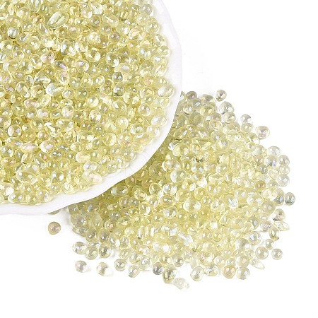 Transparent Electroplate Glass Beads EGLA-Q138-01B-1