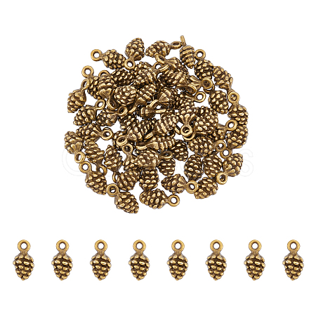 60Pcs Tibetan Style Alloy Pendants FIND-UN0004-31-1