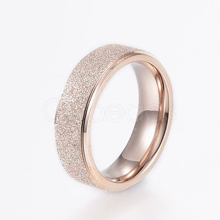 304 Stainless Steel Wide Band Rings RJEW-F062-08RG-8-1