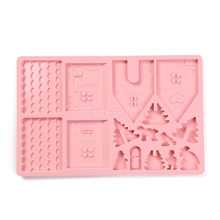 Christmas Gingerbread House Food Grade Silicone Molds SIL-G001-01B-1