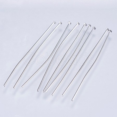 Tarnish Resistant 304 Stainless Steel Flat Head Pins STAS-F145-07P-0.6x35mm-1