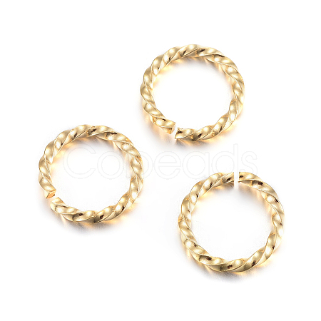 304 Stainless Steel Open Jump Rings X-STAS-F191-12G-D-1