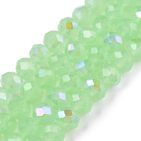 Electroplate Glass Beads Strands EGLA-A044-J6mm-L01-1