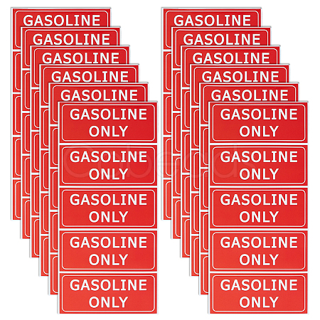 12Sheets Waterproof PVC Warning Sign Stickers DIY-OC0014-63B-1