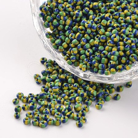 12/0 Opaque Colours Seep Glass Beads LS-SEED-M008-C05-1