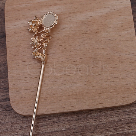 Iron Hair Stick Findings OHAR-PW0001-271A-KCG-1