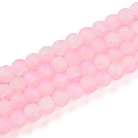 Crackle Glass Beads X1-GLAA-N009-8mm-02-1