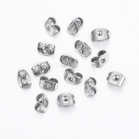 Non-Tarnish 304 Stainless Steel Ear Nuts X-STAS-H376-83-1