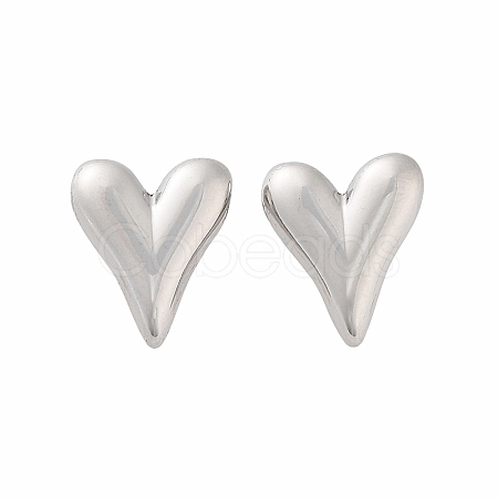 Non-Tarnish 304 Stainless Steel Stud Earrings EJEW-H115-31P-1