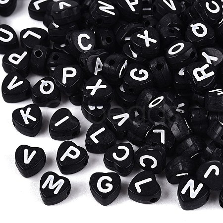 Opaque Acrylic Enamel Beads SACR-Q001-16B-A01-1