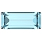 Preciosa&reg MAXIMA Crystal Fancy Stones, Czech Crystal, 435 26 212 Baguette, Dura Foiling, 60010 Aqua Bohemica, 7x3mm