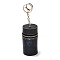 PU Imitation Leather Lipstick Pouch Holder Pendant Keychain, with Alloy Finding, Column, Human, 16.5cm