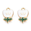 Eco-Friendly Zinc Alloy  Pendants ENAM-R051-06-04G-NR-2