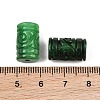 Dyed Natural Myanmar Jade Burmese Jade Carved Beads GG-CBAC08B-01B-3