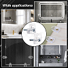 64Sets Plastic Mirror Hanging Kit DIY-CA0003-74-6