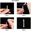 Glass Bottle Pendants GLAA-PH0007-48P-6