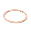1mm Polished Plain Dome Finger Ring for Girl Women RJEW-C012-02E-RG-2