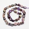 Natural Charoite Bead Strands G-L459-02-2