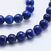 Natural Lapis Lazuli Beads Strands G-E465-4mm-01-3