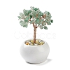 Natural Green Aventurine Chips Tree Decorations DJEW-M012-01F-1