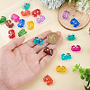 20Pcs 10 Colors Glass Enamel Beads LAMP-PA0001-44D-3